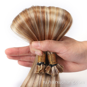 Оптовая плоская наконечник наращивание волос: премиум -вьетнамский Реми
